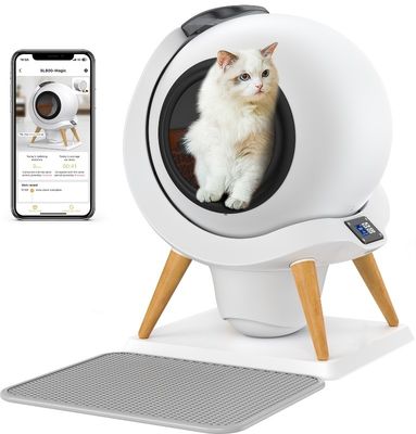Grote zelfreinigende kattoiletbak in houten meubels voor ODM-ontwerpen