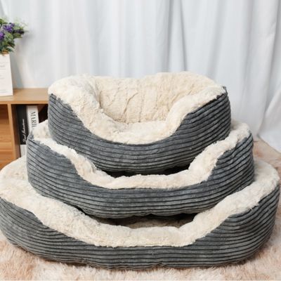Honden- en kattenbed met ultra wasbaar haar Verdikte deken Mat Pad Vlies Huisdier Slaap