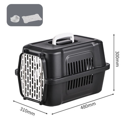Outdoor Air Transport Box voor honden met duurzame plastic bouwknop sluiting