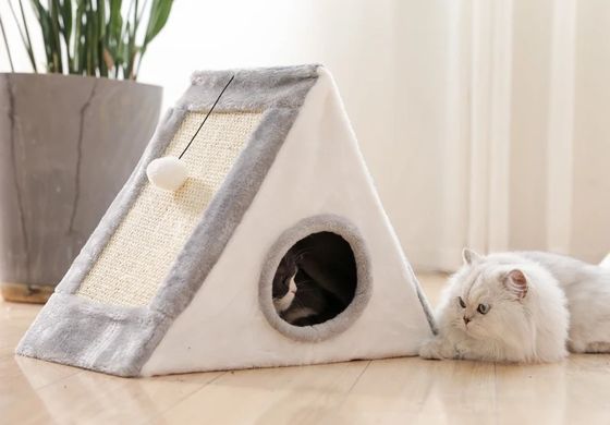 Cat Scratcher Tree Cat House Interactieve speelgoed met fun play functie Sisal Plush materiaal