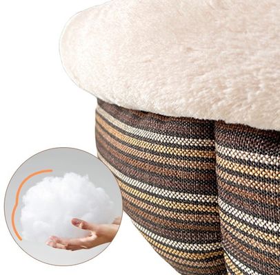 Zwakke kussens Kitten Donut Bed Schramvast kattennest voor duurzame binnenkatten en honden