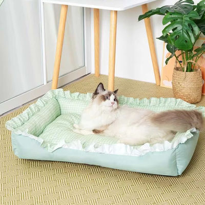 Fluffy Plush Wasbaar Kattenbed Aanpasbaar en machinewasbaar voor makkelijk schoonmaken