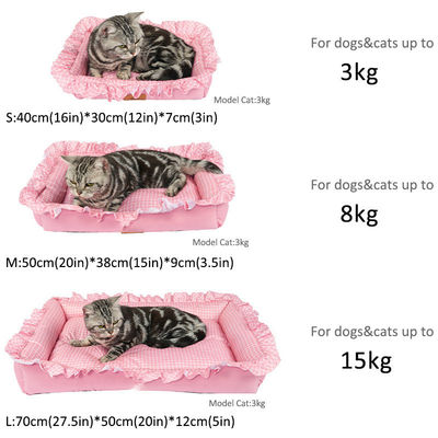 Fluffy Plush Wasbaar Kattenbed Aanpasbaar en machinewasbaar voor makkelijk schoonmaken