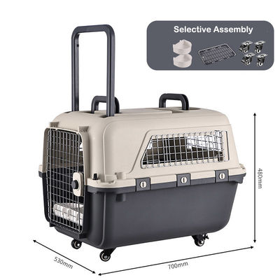 Luchtvaartmaatschappij goedgekeurde transportkooi voor huisdieren Outdoor Carrier Box voor duurzaam reizen
