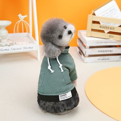Comfortabele hondenjacht jas Warm 2 lagen Vlies bekleed Klassieke gebreide winterkleding