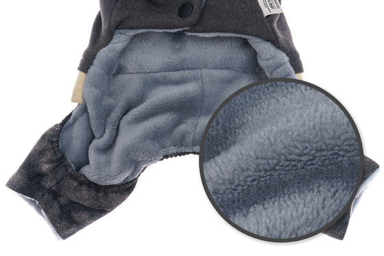 Comfortabele hondenjacht jas Warm 2 lagen Vlies bekleed Klassieke gebreide winterkleding