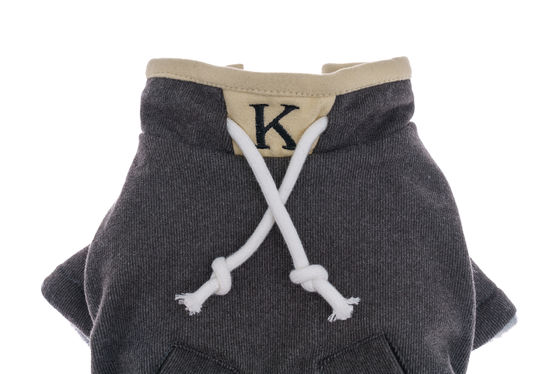 Comfortabele hondenjacht jas Warm 2 lagen Vlies bekleed Klassieke gebreide winterkleding