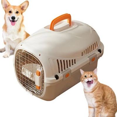 Draagbare koffer voor huisdieren 5-10 kg Transportkooi Kattenluchtbak Huisdierenkooi Honden Kooi