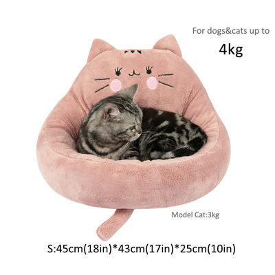 Comfortabel, milieuvriendelijk, kort, wasbaar kattenhuis voor kleine chihuahua's