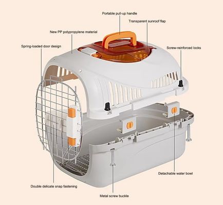 Autoreizige accessoires Goedgekeurde transportkooien voor huisdieren voor kleine/middelgrote puppies en katten