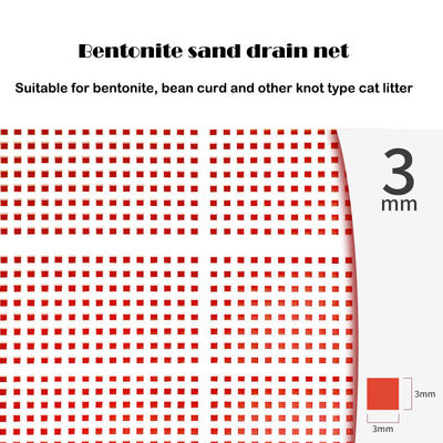 Hoge zijkant PP plastic kattenwc grote anti-spatten open bovenste kattenbak voor binnenshuis
