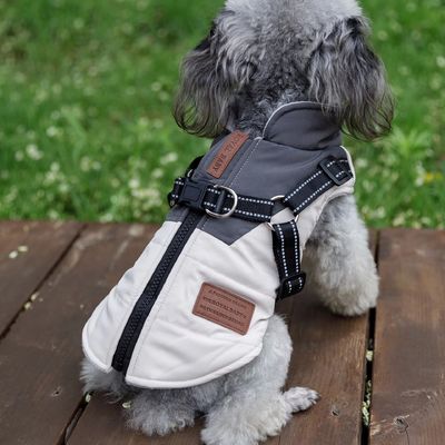 Functie Warm Comfortabel Waterdicht TurtleNeck Hond Winterjas voor kleine middelgrote honden