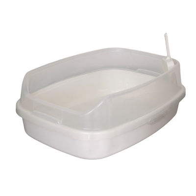 Hoge zijkanten en scoop cat litter box customization service voor gemakkelijke reiniging