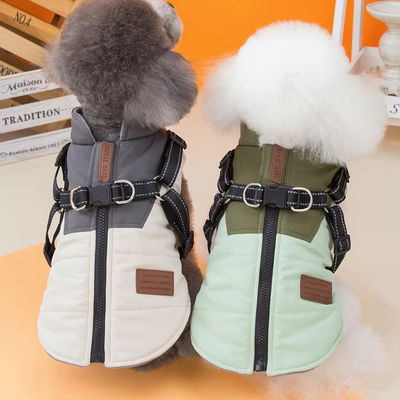 Aanpassingsservice aangeboden huisdier hond vest voor warme en dikke herfst en winter beer