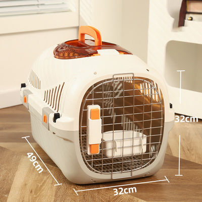 PP reistas voor huisdieren Kattendrager Hardoppervlak Air Transport Box voor kleine honden en katten