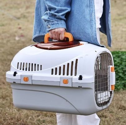 PP reistas voor huisdieren Kattendrager Hardoppervlak Air Transport Box voor kleine honden en katten