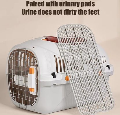PP reistas voor huisdieren Kattendrager Hardoppervlak Air Transport Box voor kleine honden en katten