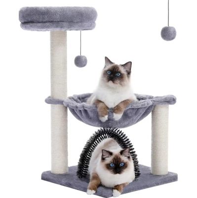 28&quot; kattenkrabber met groot hangmatbed en aanpassingsdienst