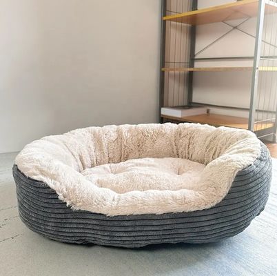 Luxe luxe huisdier bed huis voor katten en honden warm dikke slaapmat pad deken kussen
