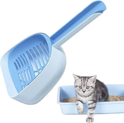Multifunktioneel grote gat kattenbak scoop Duurzaam plastic huisdier schop met ODM-ontwerpen