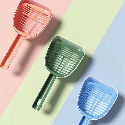 Multifunktioneel grote gat kattenbak scoop Duurzaam plastic huisdier schop met ODM-ontwerpen