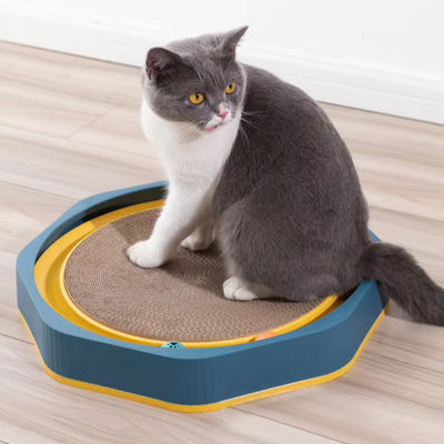Cat Scratching Board Geaffineerde kartonnen doos Huisdiermeubelbeschermer voor speelgoed Type Cat Toy