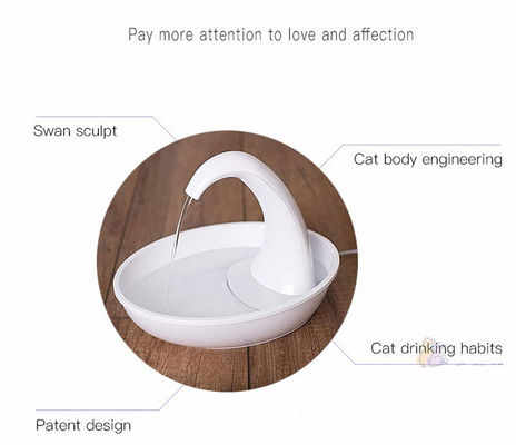 Bowl Feeder Type Automatic Feeders Waterers 1.8L Pet Fountain voor Katten Honden Meerdere huisdieren