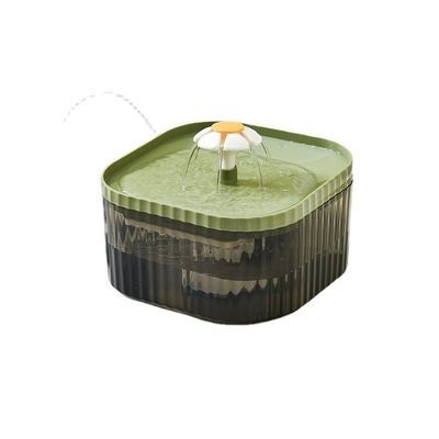 Afgeronde Flower Cat Smart Water Dispenser voor hydratatie van huisdieren