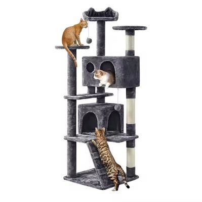 Duurzame kattenboom toren appartement meubilair Schraappost voor kittens en kleine dieren