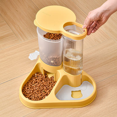 Automatische honden-kattenvoeder- en waterdispenserset Huisdier drinkwaterfontein inbegrepen