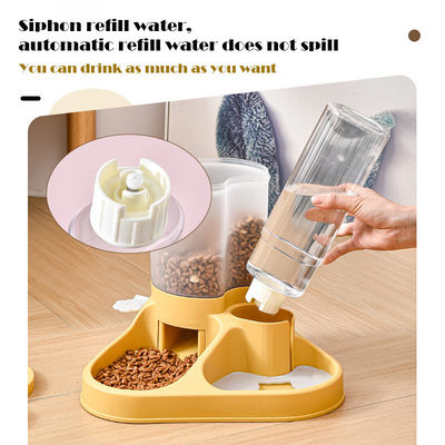 Automatische honden-kattenvoeder- en waterdispenserset Huisdier drinkwaterfontein inbegrepen