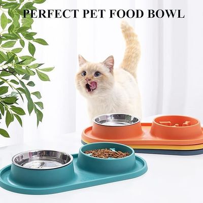 Droog nat en rauw voedsel Slow Feeder Bowl voor honden Katten Kleine dieren Slow Down Eating Bowl