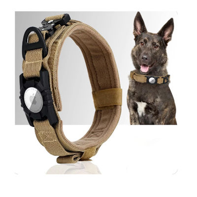 Gepersonaliseerde GPS Tracker Air Tag Hondenkraag met verstelbaar Nylon en Heavy Duty Design