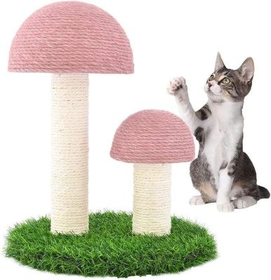 Indoor Kitten Klimpost Duurzame paddenstoel Kattenkrassen Post met interactief speelgoed