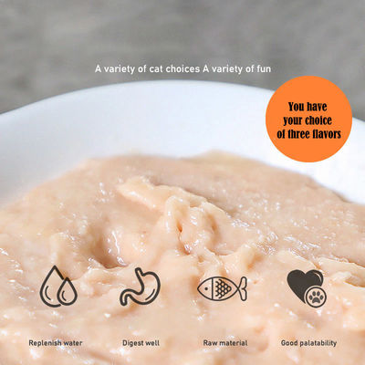 Andere voedingsmiddelen voor gezelschapsdieren 40% vers vlees Cat salmon Chicken tuna Nutritive strips