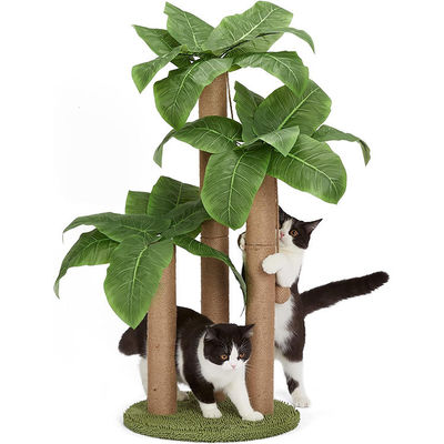 31.5 inch Sisal Cat Scratching Post Kattenmeubilair Huis voor huisdieren