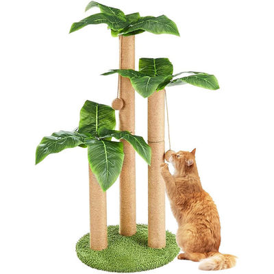 31.5 inch Sisal Cat Scratching Post Kattenmeubilair Huis voor huisdieren