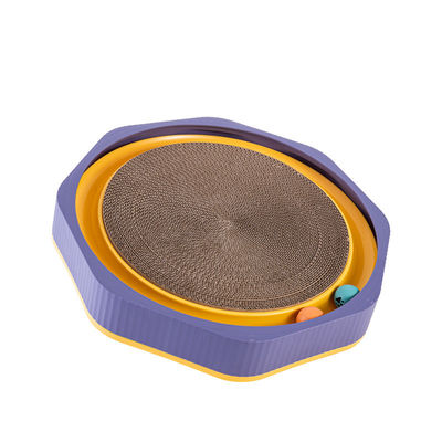 Cat Scratcher Cardboard Oval gegolfde Scratch Lounge Bed voor Duurzame Cat Scratching