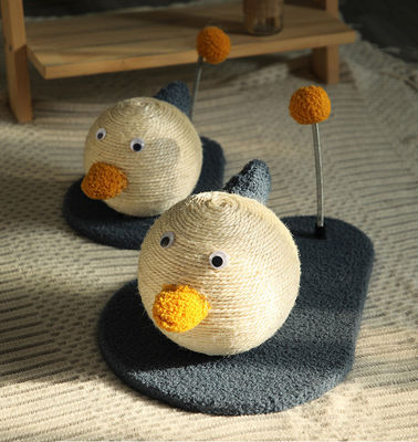 ODM Houten Sisal Kattenmeubilair Eco Friendly Pet Toy Cat Scratcher Ball Duurzaam Kattenbed