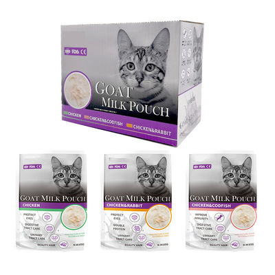 Vertering van de spijsvertering Gemengd smaak natte kattenvoer met natuurlijke ingrediënten en geitenmelk snack