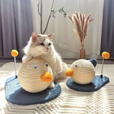 ODM ontwerpt kattenkrassen speelgoed Sisal touwbal oefenlus voor plezier spelen en kitty rusten