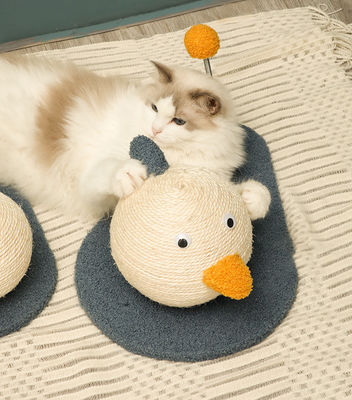 ODM ontwerpt kattenkrassen speelgoed Sisal touwbal oefenlus voor plezier spelen en kitty rusten