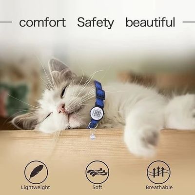 Gepersonaliseerde huisdier accessoires Functie Custom Print Nylon Smart QR Code Huisdier Tag Collar