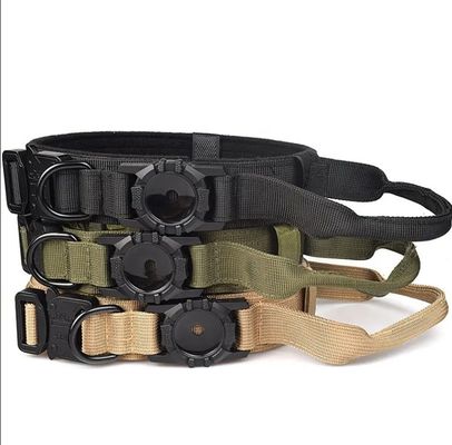 Nylon honden trainer kraag voor hardlopen wandelen wandelen Airtag Tracker beschermhoes nu