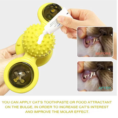 TPR-voedselverdeler Interactief kattenspeelgoed Design huisdier speeltje voor binnenkatten ABS-materiaal