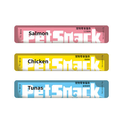 Meerdere smaken 55% vlees Kattenstok Snack voor honden 15g/pcs Vers vlees Creme Honden lekkernijen