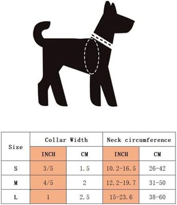 Zwak Neoprene Padded Dog Collar met waterdicht reflecterend C-01