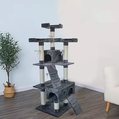 Fun Play Multi Level Luxe Kattenboom Meubelen met Schrapen Post Condo Platforms