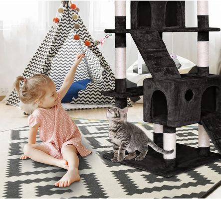 Fun Play Multi Level Luxe Kattenboom Meubelen met Schrapen Post Condo Platforms