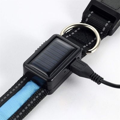 Verstelbare USB oplaadbare super helder veiligheidslicht Led honden kraag voor actieve honden